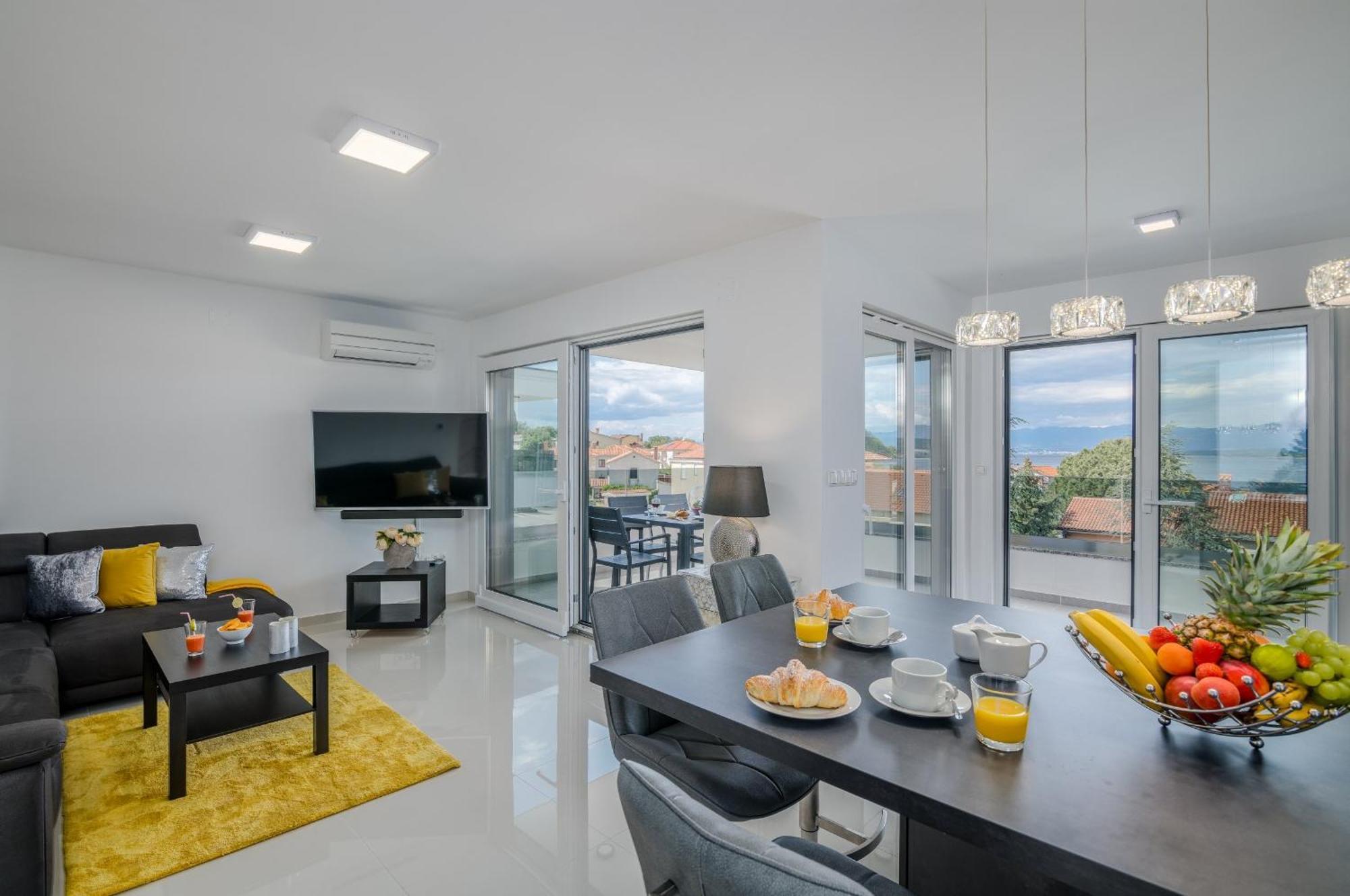 Apartments Elle Luxury Vantacici Malinska Zimmer foto